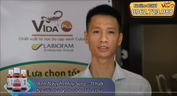 Vida Plus - Anh Nguyễn Huy Sang 31 Tuổi Chia Sẻ Về Nọc Bọ Cạp Xanh Cuba