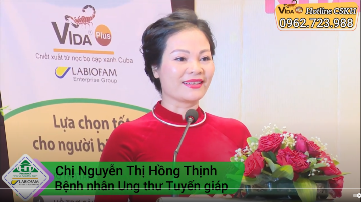 Chị Nguyễn Thị Hồng Thịnh Bệnh Nhân Ung Thư Tuyến Giáp Chia Sẻ Về Nọc Bọ Cạp Xanh